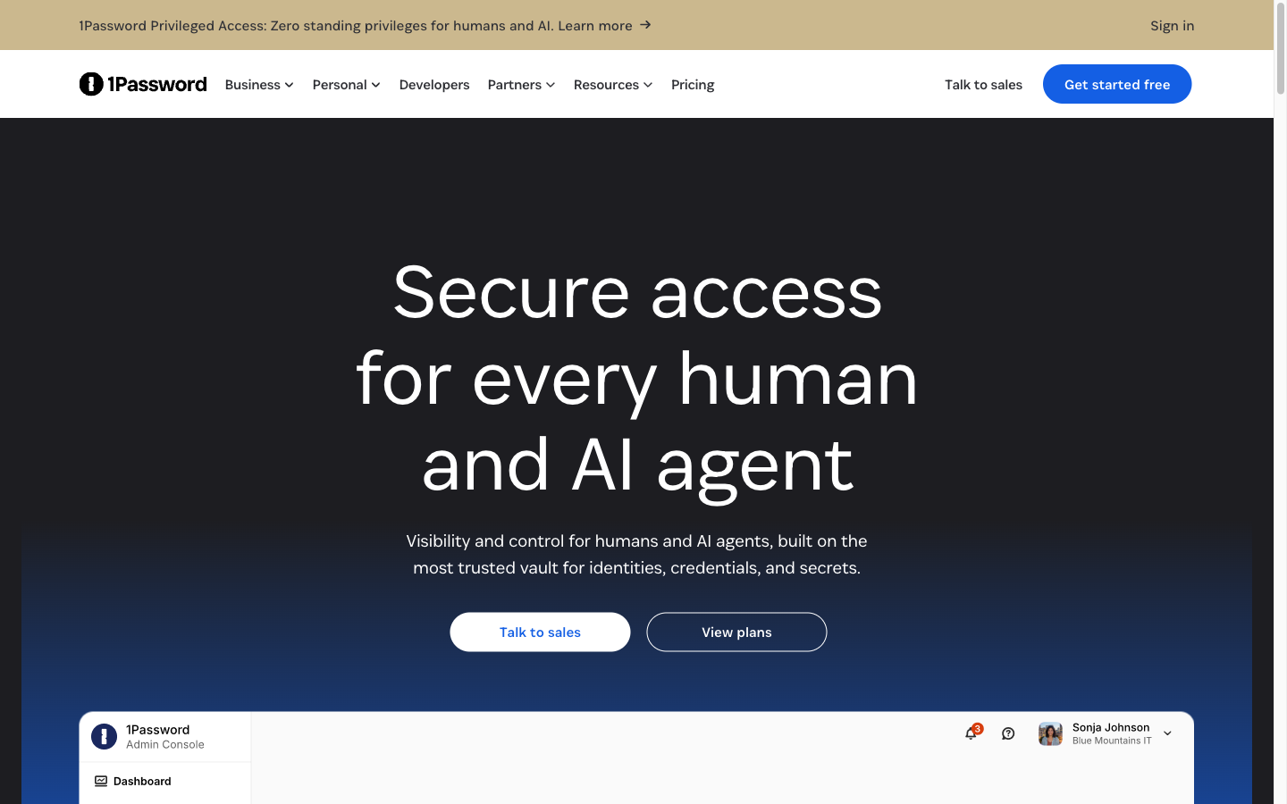 Screenshot of 1Password