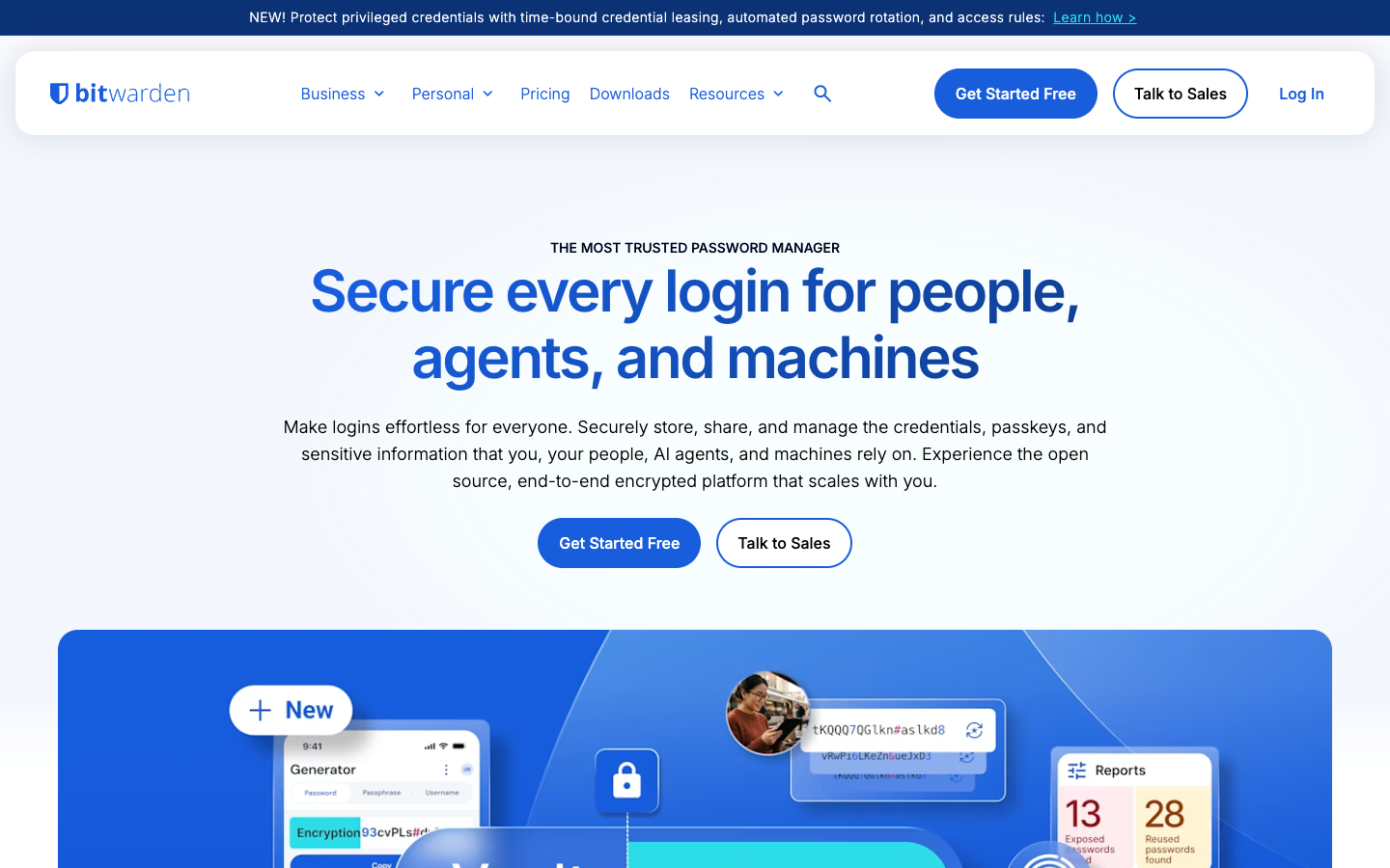 Screenshot of Bitwarden
