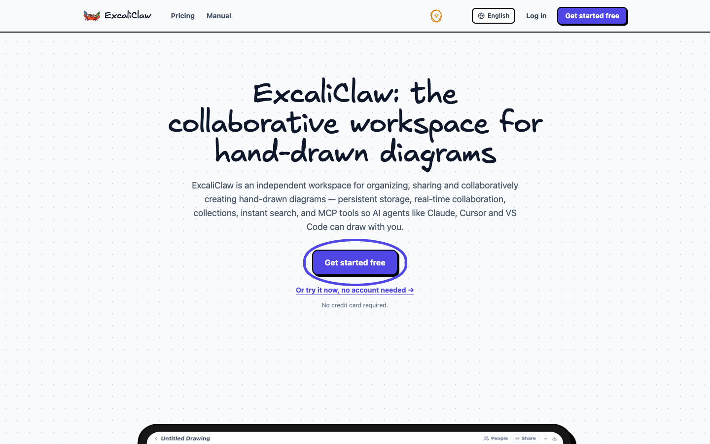 Screenshot of ExcaliClaw