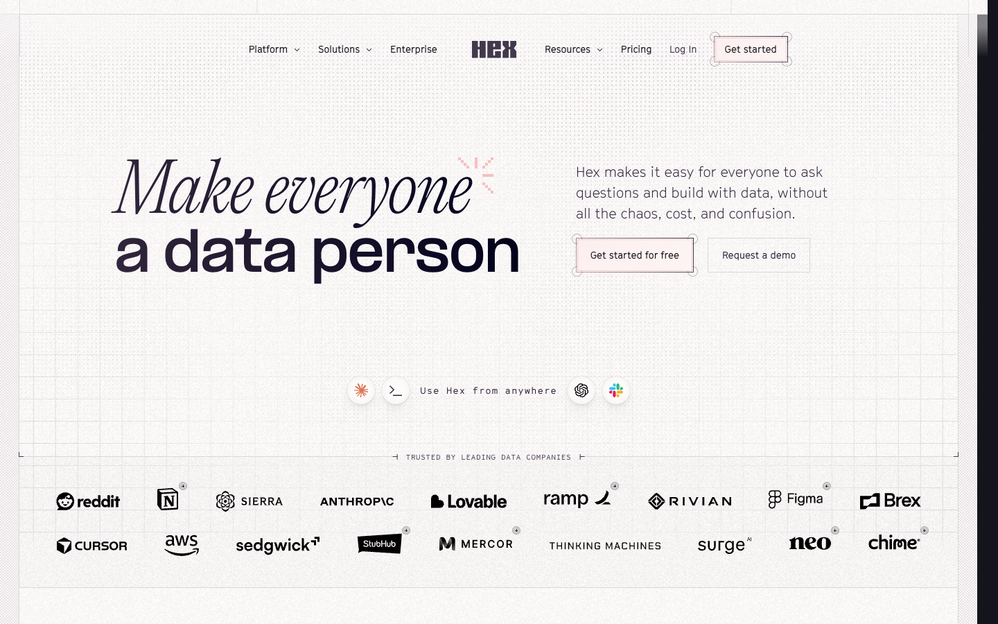 Screenshot of Hex