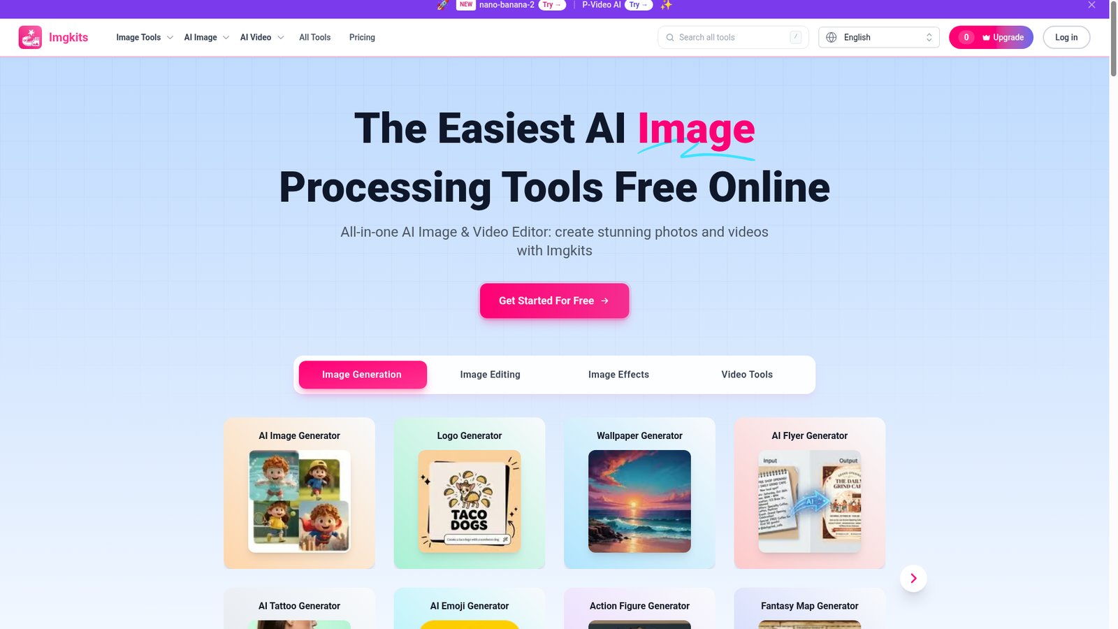 Screenshot of Imgkits