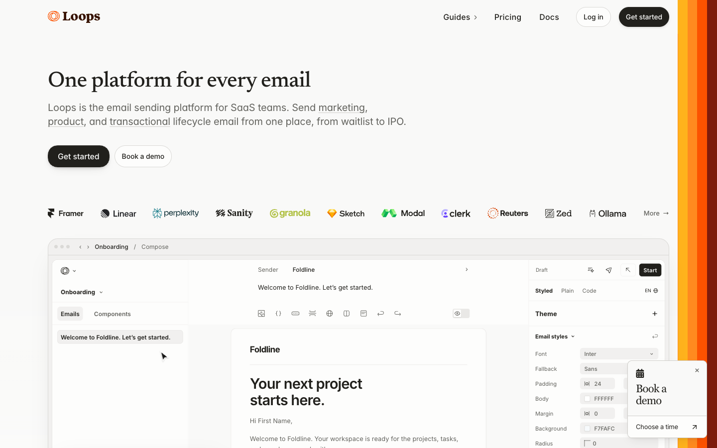 Screenshot of Loops