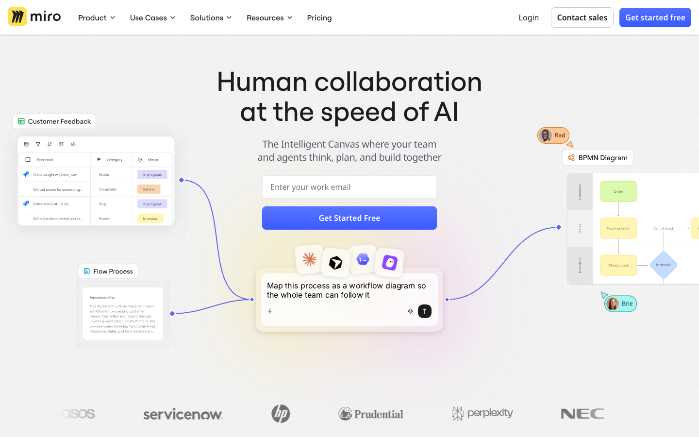 Screenshot of Miro