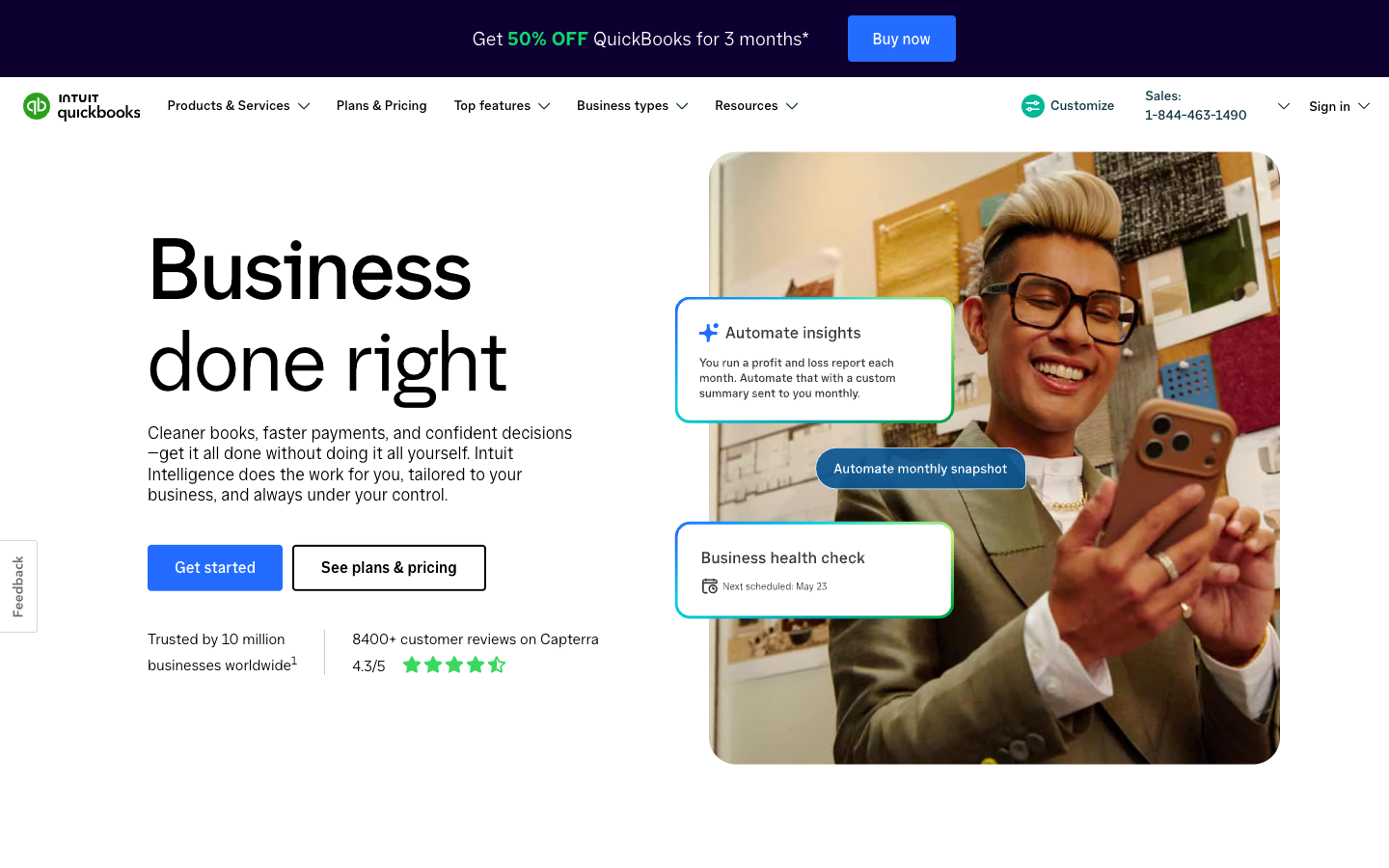 Screenshot of QuickBooks