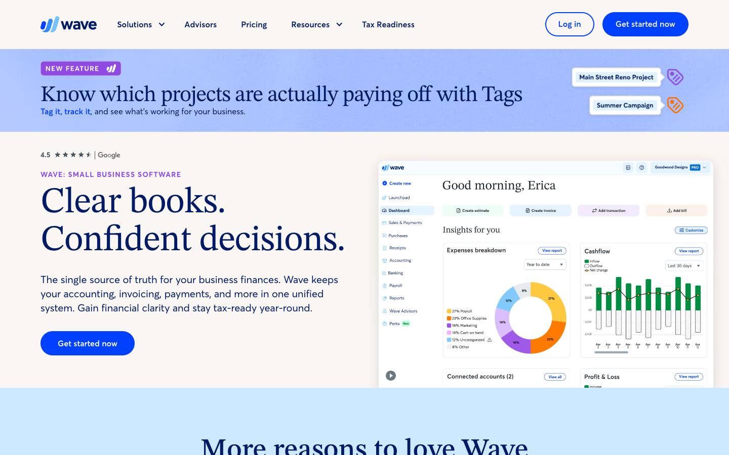 Screenshot of Wave