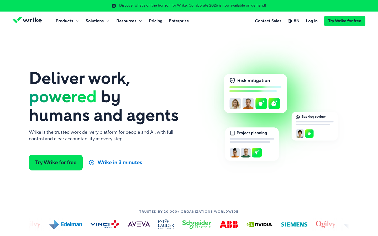 Screenshot of Wrike